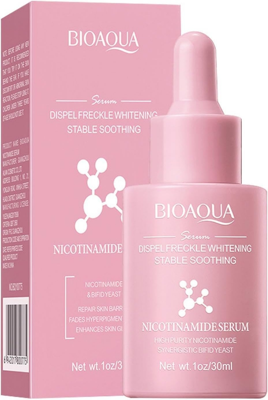 Picture of BIOAQUA Dispel Frekle Stable Soothing Nicotinamide Serum 30ml Niacinamide Face Moisturiser for Dry Skin