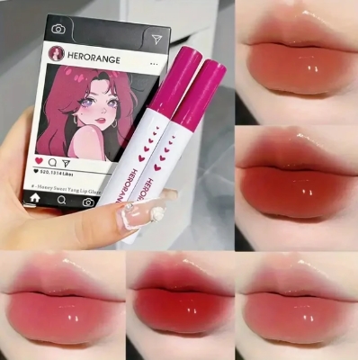 Picture of HERORANGE Honey Sweet Yang Lip Glaze 5pcs set Lipstick | Girl Face