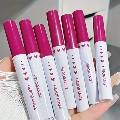 Picture of HERORANGE Honey Sweet Yang Lip Glaze 5pcs set Lipstick | Girl Face