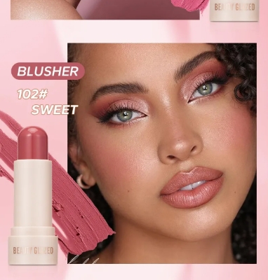 Picture of BEAUTY GLAZED Soft Glow & Radiance Cream Blusher Stick 7gm | 6 Shades
