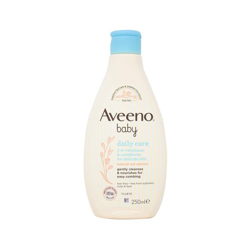 Picture of Aveeno Baby Daily Care 2 in 1 Shampoo & Conditioner 250ml (Made in UK)
