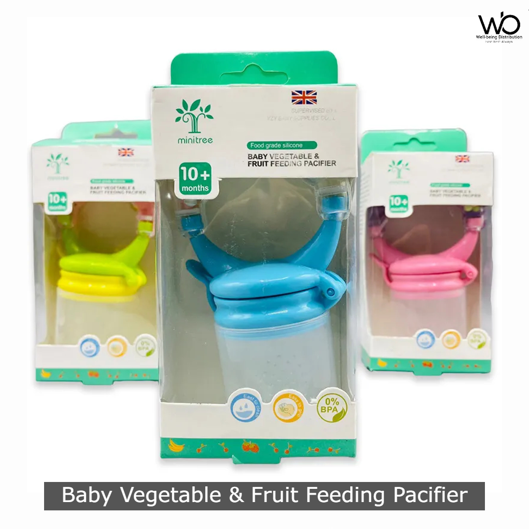 Picture of Minitree Baby Vegetable & Fruit Feeding Silicon Pacifier 10m+ Multicolor (Made in China)