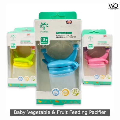 Picture of Minitree Baby Vegetable & Fruit Feeding Silicon Pacifier 10m+ Multicolor (Made in China)