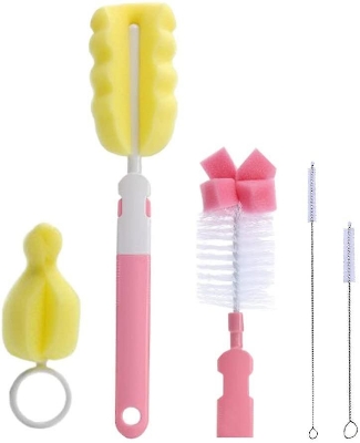 Picture of Applebear Baby Bottle & Nipple Brush Set - Multicolor Available