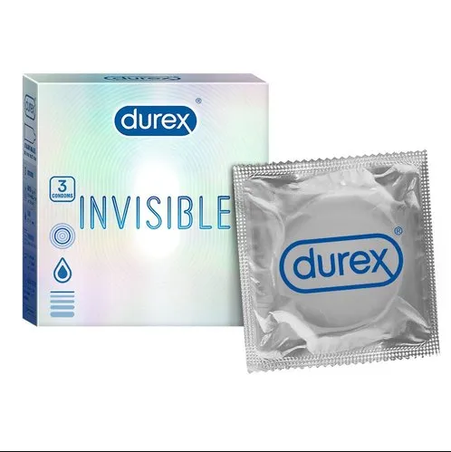 Picture of Durex Invisible Super Ultra Thin Condoms 3pcs Pack