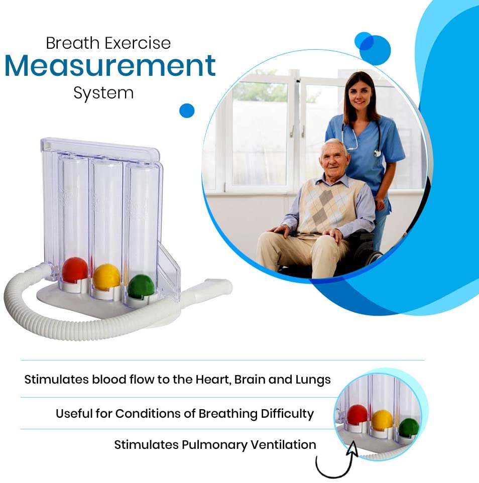 Picture of Respirometer Three Ball Breathing Exerciser