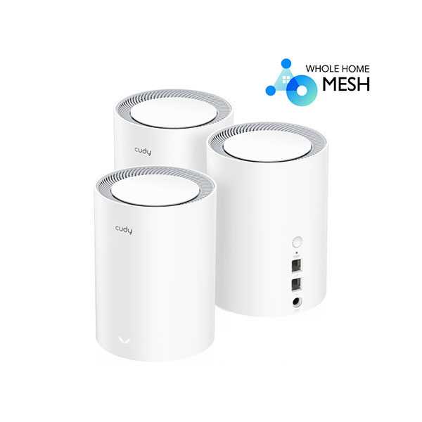 Buy  Cudy M1800 3-pack AX1800 Whole Home Mesh Dual Band Gigabit WiFi Router  at Best Price In Bangladesh
