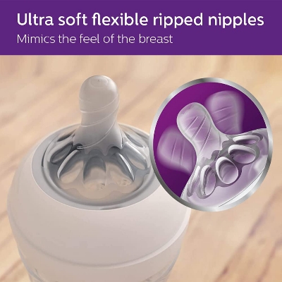 Picture of Baby Feeder Philips Avent Natural Response Baby Feeder Bottle 1m+ 260ml Pack of 2