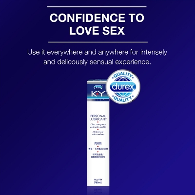 Picture of Durex Condom & Lubricant Combo - Durex Extra Thin Condom 10pcs & Durex KY Jelly Personal Lubricant 50gm