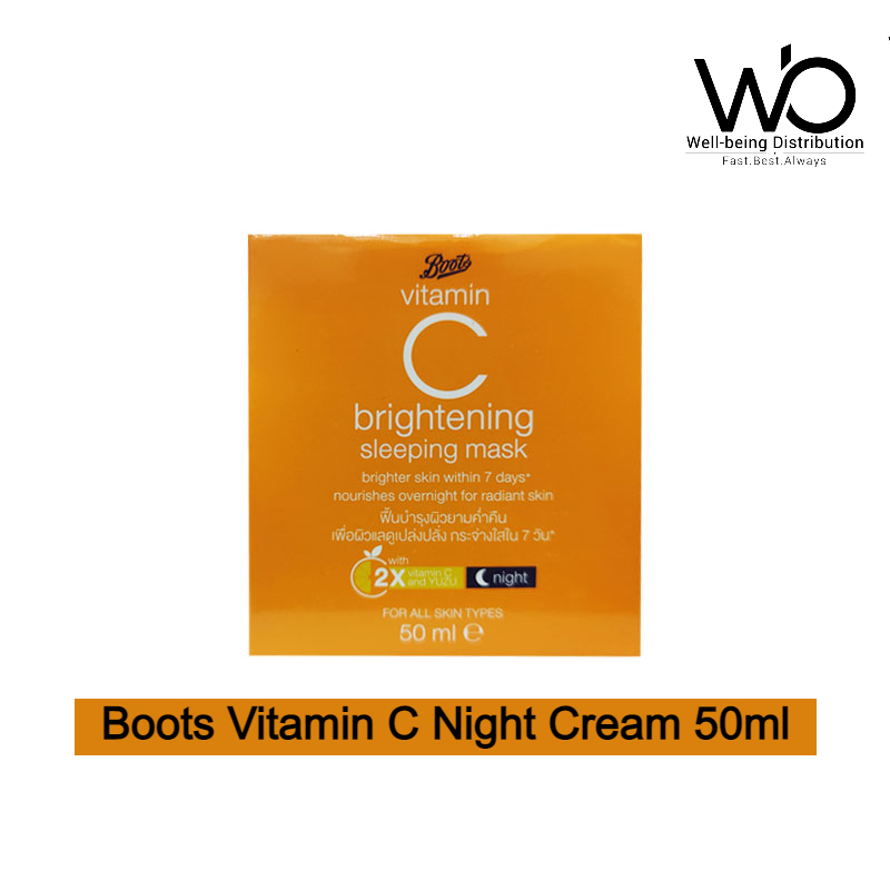 Picture of Boots Vitamin C Brightening Sleeping Mask Night Cream 50ml