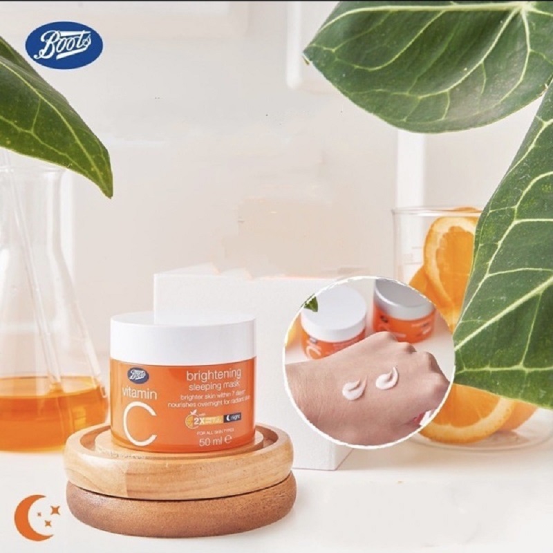 Picture of Boots Vitamin C Brightening Sleeping Mask Night Cream 50ml