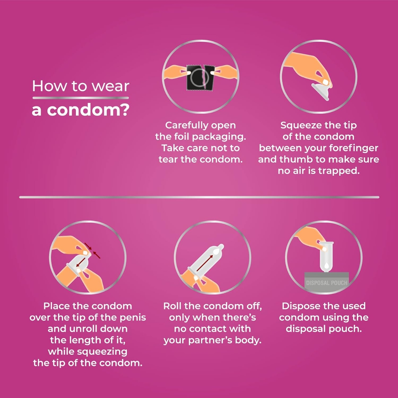 Picture of Skore Condoms for Men 3pcs x 2 Pack 1500+ Raised Dots Vanilla Scented Colored Condom