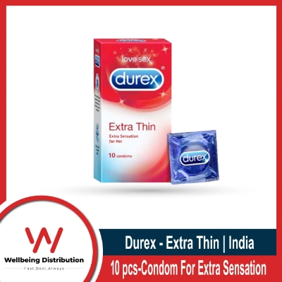 Picture of Durex Air Ultra Thin / Extra Thin Condom for an Earth Shattering Experience - 10pcs Pack (Made In India)