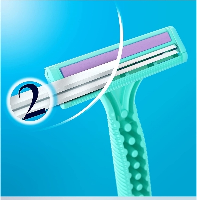 Picture of Hair Removal Razor - Simply Venus 2 Blade Razor - 1 Pack Containt 4 Razor (2 Baldes Razor)