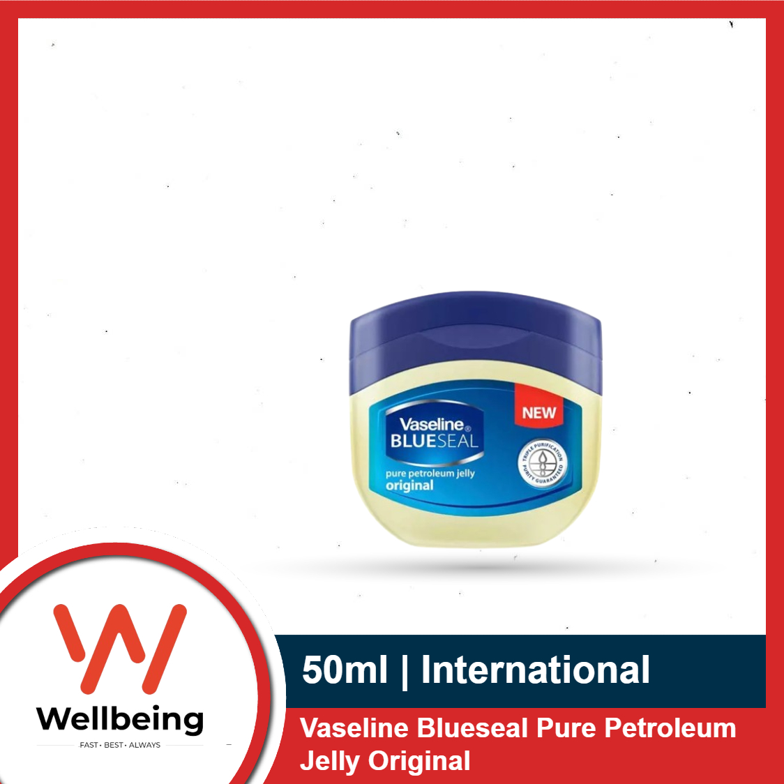 Picture of Vaseline Blueseal Pure Petroleum Jelly Original 100ml / 50ml
