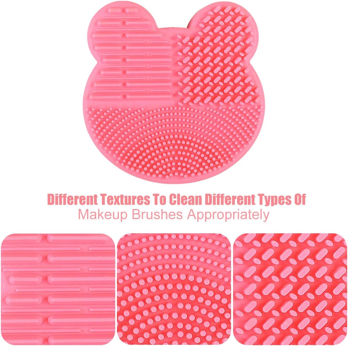 Picture of 1pcs Makeup Brush Cleaner Washing Brush Pad Make Up Tool Scrubber Box