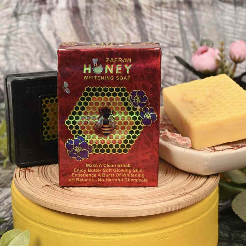 Picture of Zafran Honey Brightenign Soap 100gm
