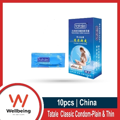 Picture of Tatale Classic Condom For Men 10pcs Pack - Dotted & Ribbed Condom , Plain & Thin Condom