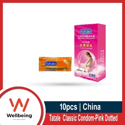 Picture of Tatale Classic Condom For Men 10pcs Pack - Dotted & Ribbed Condom , Plain & Thin Condom