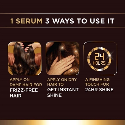 Picture of Streax Hair Serum Vitalized with Walnut Oil 90ml / 45ml