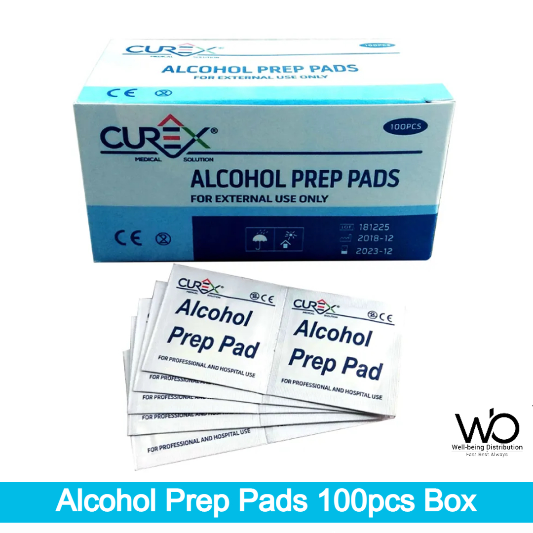 Picture of Curex Alchohol Prep Pads 100pcs Box