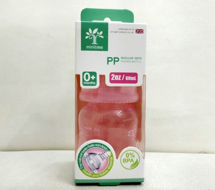 Picture of Minitree Baby Feeding Plastic Bottle 0m+ 60ml/ 3m+ 150ml/ 6m+ 270ml Multicolor (Select Size Before Order)
