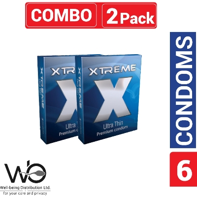 Picture of Xtreme - Ultra Thin Condom -3X2=6Pcs, Combo Pack - 2 Packs