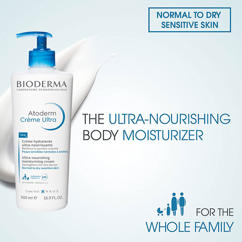 Picture of Bioderma Atoderm Creme 500ml Ultra-Nourishing Moisturising Cream For Normal To Dry Sensitive Skin