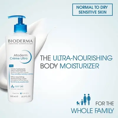 Picture of Bioderma Atoderm Creme 500ml Ultra-Nourishing Moisturising Cream For Normal To Dry Sensitive Skin