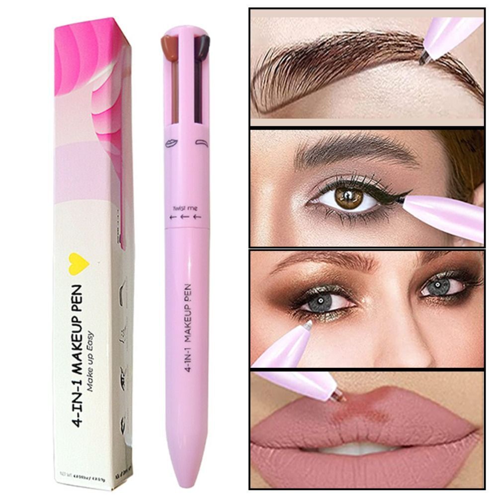 Picture of Makeup Easy Women 4 in1 Makeup Pen Lip Liner Pen Tattoo Marker Eyebrow Pencil