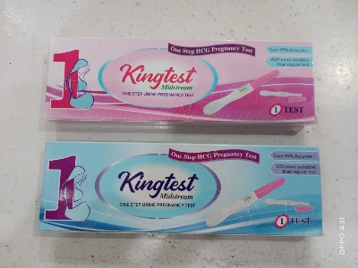Picture of 1pcs King Test Rapid One Step hCG Midstream Pregnancy Test Kit