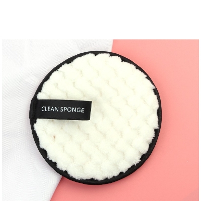 Picture of Lazy Pineapple Shaped Reusable Fiber Make Up Remover Clean Sponge