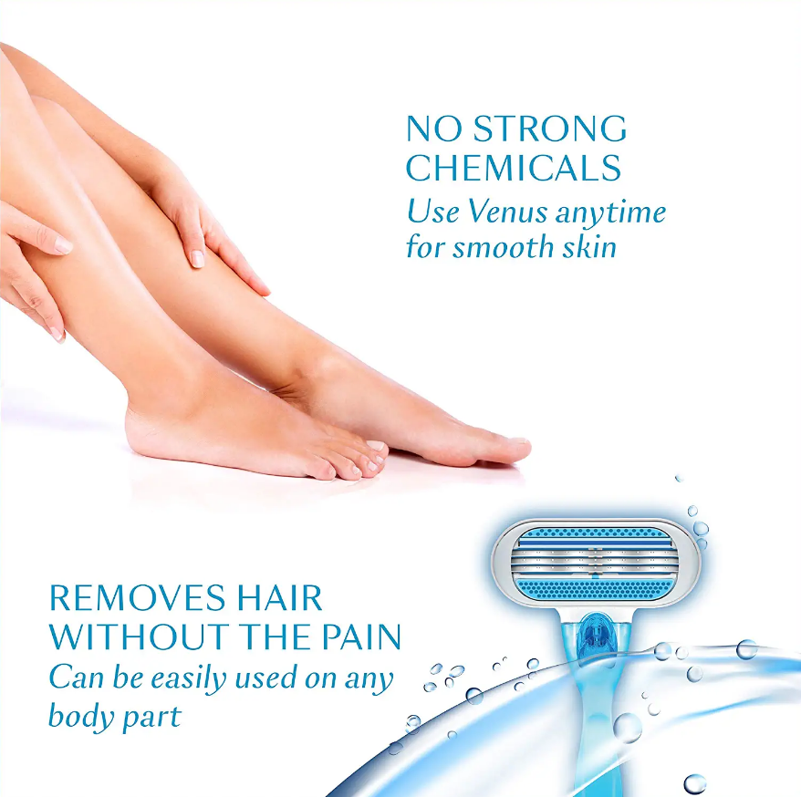 Picture of Razor - Venus Hair Removal Razor for Women with Aloe Vera - Single Piece Razor