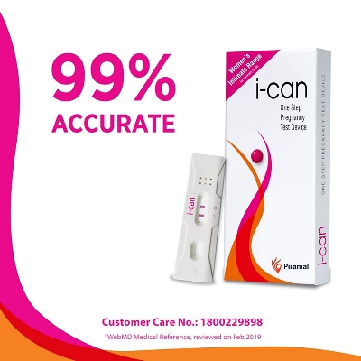 Picture of i-can/ ican One Step Pregnancy Test Device (Pack of 1)