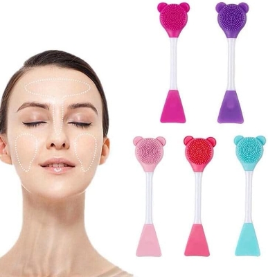 Picture of Sweet Beauty Bear Face 2in1 Silicone Face Mask Stick 1pcs MultiColor Available
