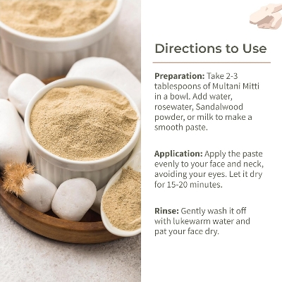 Picture of Nature Leaf - Multani Mati Gura / Multani Mitti Powder - 100gm Jar | Pakistan