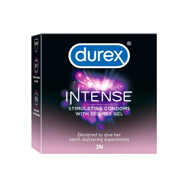 Picture of Durex Intense Dotted Condom for Men with Desirex Gel 3pcs Pack | India