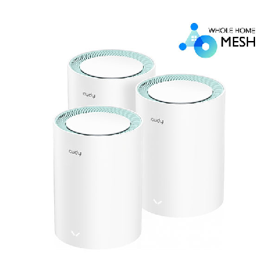 Buy  Cudy M1300 (3-pack) AC1200 Dual Band Whole Home Wi-Fi Mesh Gigabit Router at Best Price In Bangladesh