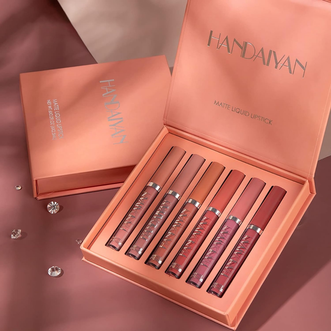 Picture of HANDAIYAN Matte Liquid Lipstick Makeup Set A / Set B - 6pcs x2.5ml