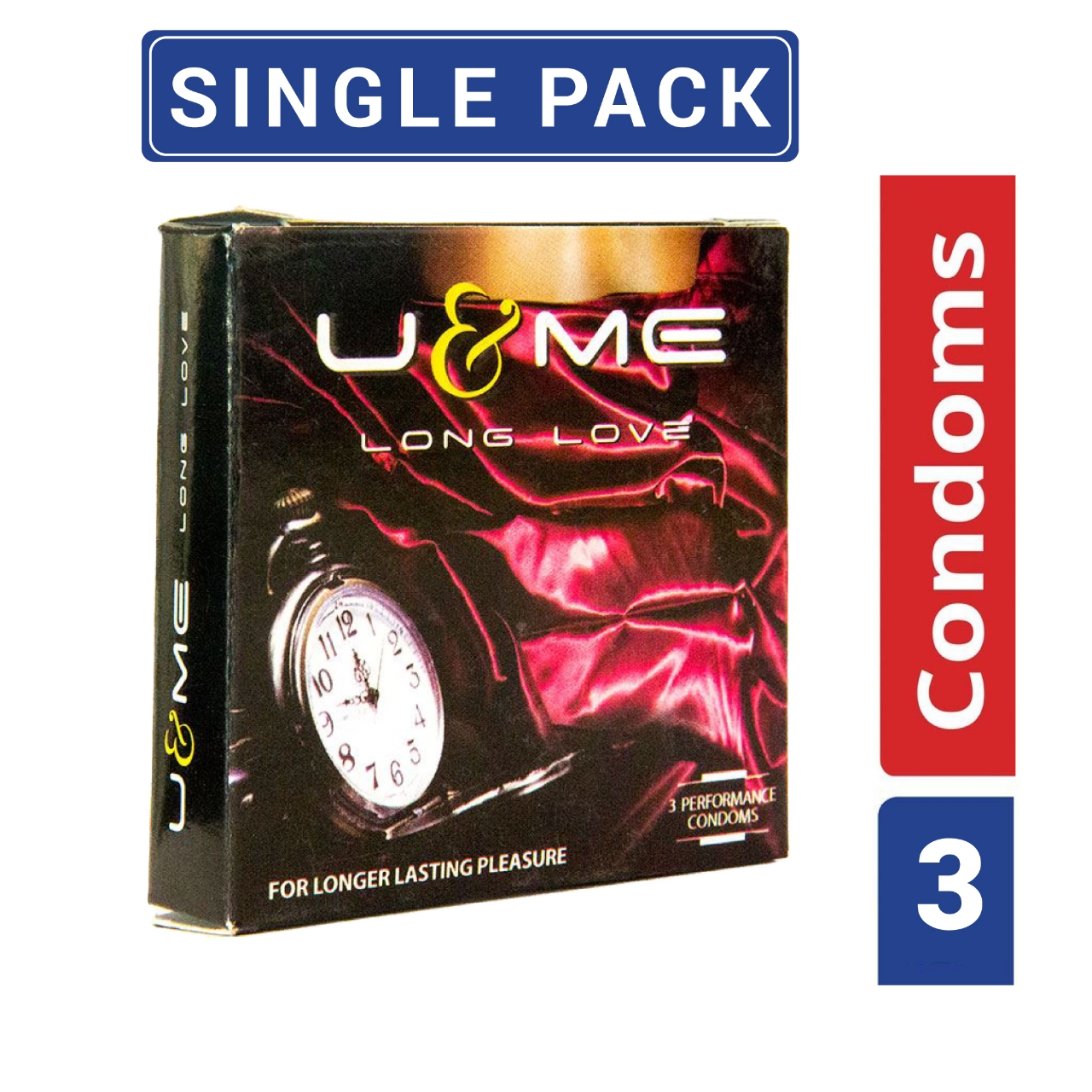 Picture of Smc U&Me Long Love Condom Single Pack