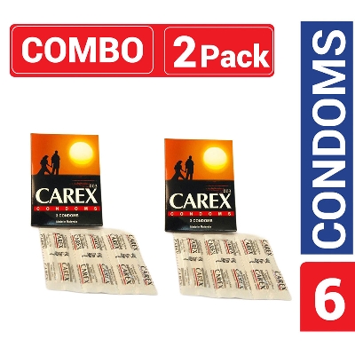 Picture of Carex - Classic Condom - Combo Pack - 2 Packs - 3x2=6pcs
