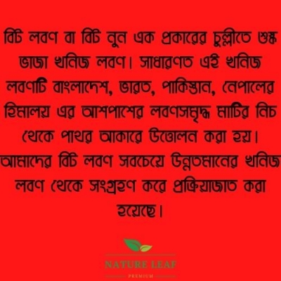 Picture of Nature Leaf - Bit Salt - 500gm Pack (Bit Lobon)