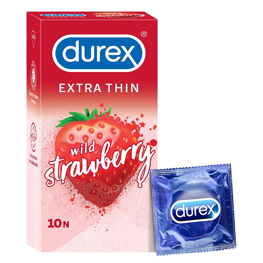 Picture of Durex - Extra Thin Wild Strawberry Flavored Condom