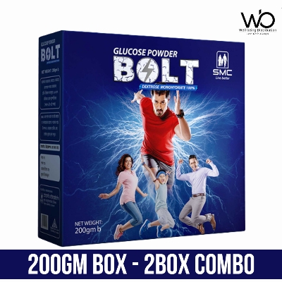 Picture of SMC Bolt Glucose Powder 200gm Box - 2 Box Combo
