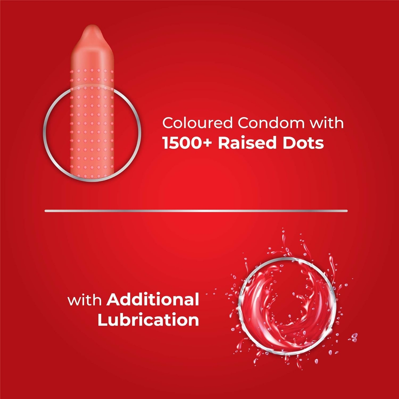 Picture of SKORE - NOT-OUT Climax Delay With 1500+ Raised Dots Condom | 3 Pack Combo-3x10=30pcs Condom for Men | India