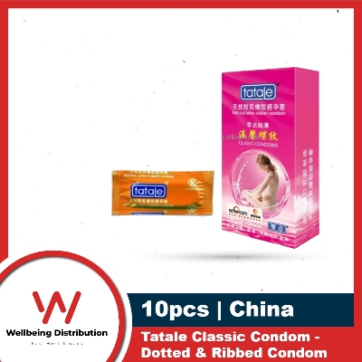 Picture of Tatale Classic Condom 10pcs Pack - Dotted & Ribbed Condom