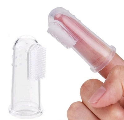 Picture of Baby Finger Toothbrush - Children's Silicon Finger Transparent Toothbrush