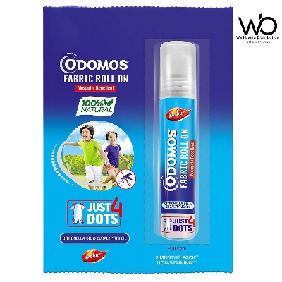 Picture of Odomos Cream & Fabric Roll-On Combo - Odomos Blue 50g Cream & Odomos Mosquito Repellent Fabric Roll-On 8ml