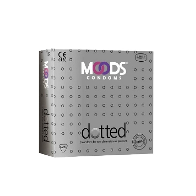 Picture of Moods Dotted Condom For Men Single Pack- 3 pcs
