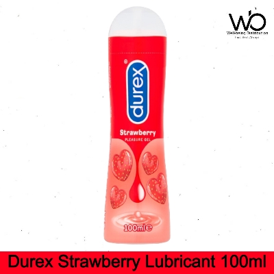 Picture of Durex Lube Strawberry Flavoured Lubricant Gel for Men & Women 100ml (Made In Thailand)
